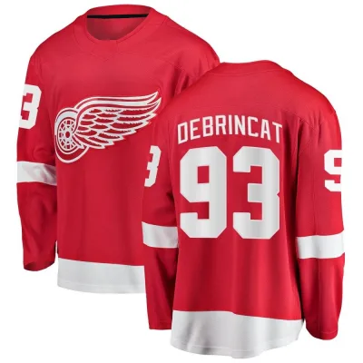 Men's Alex DeBrincat Detroit Red Wings Home Jersey - Red Breakaway