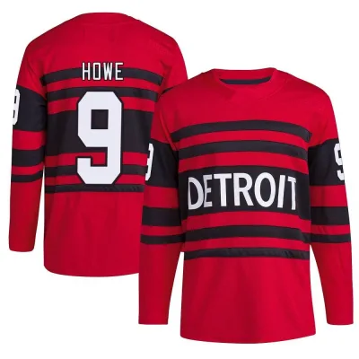 Men's Gordie Howe Detroit Red Wings Reverse Retro 2.0 Jersey - Red Authentic