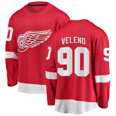 Men's Joe Veleno Detroit Red Wings Home Jersey - Red Breakaway