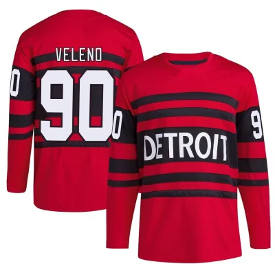 Men's Joe Veleno Detroit Red Wings Reverse Retro 2.0 Jersey - Red Authentic