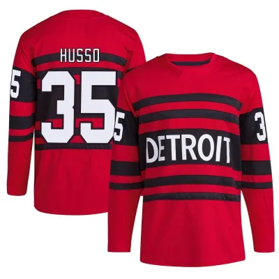 Men's Ville Husso Detroit Red Wings Reverse Retro 2.0 Jersey - Red Authentic