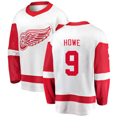 Youth Gordie Howe Detroit Red Wings Away Jersey - White Breakaway