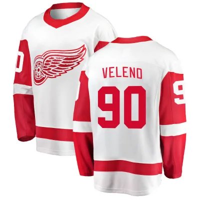 Youth Joe Veleno Detroit Red Wings Away Jersey - White Breakaway