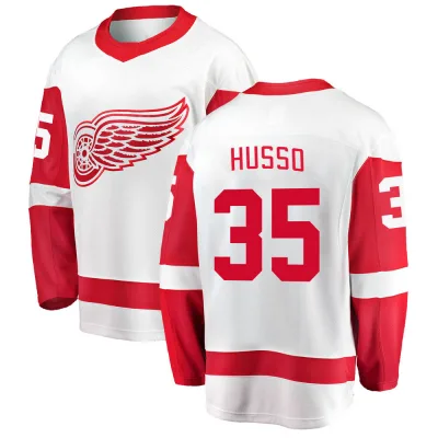 Youth Ville Husso Detroit Red Wings Away Jersey - White Breakaway